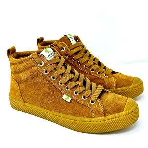 Cariuma All Camel Suede OCA High Top Sneakers Comfy Handmade Mens 8.5 Women's 10